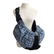 Baby Sling Carry Pouch - Blue Tartan